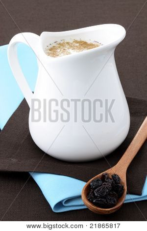 Čerstvý Avena nebo ovesné vločky nápoj