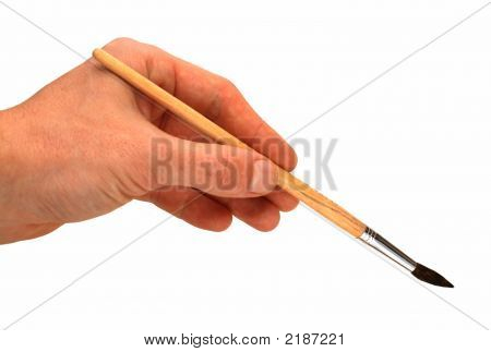 Hand mit frech Malerei