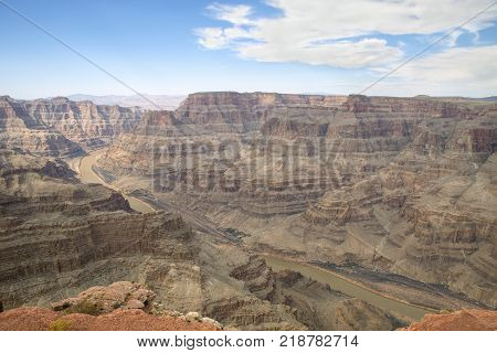 The Colorado River as seen from Guano Point in Arizona