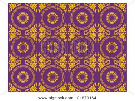 pattern di sfondo decorativo vittoriana con griffin