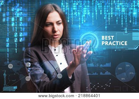 The Concept Of Business, Technology, The Internet And The Network. A Young Entrepreneur Working On A