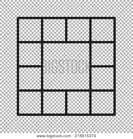 Vector frames photo collage for print illustration