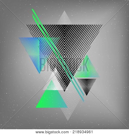 Abstract vector geometric background. Vector illustartion eps.