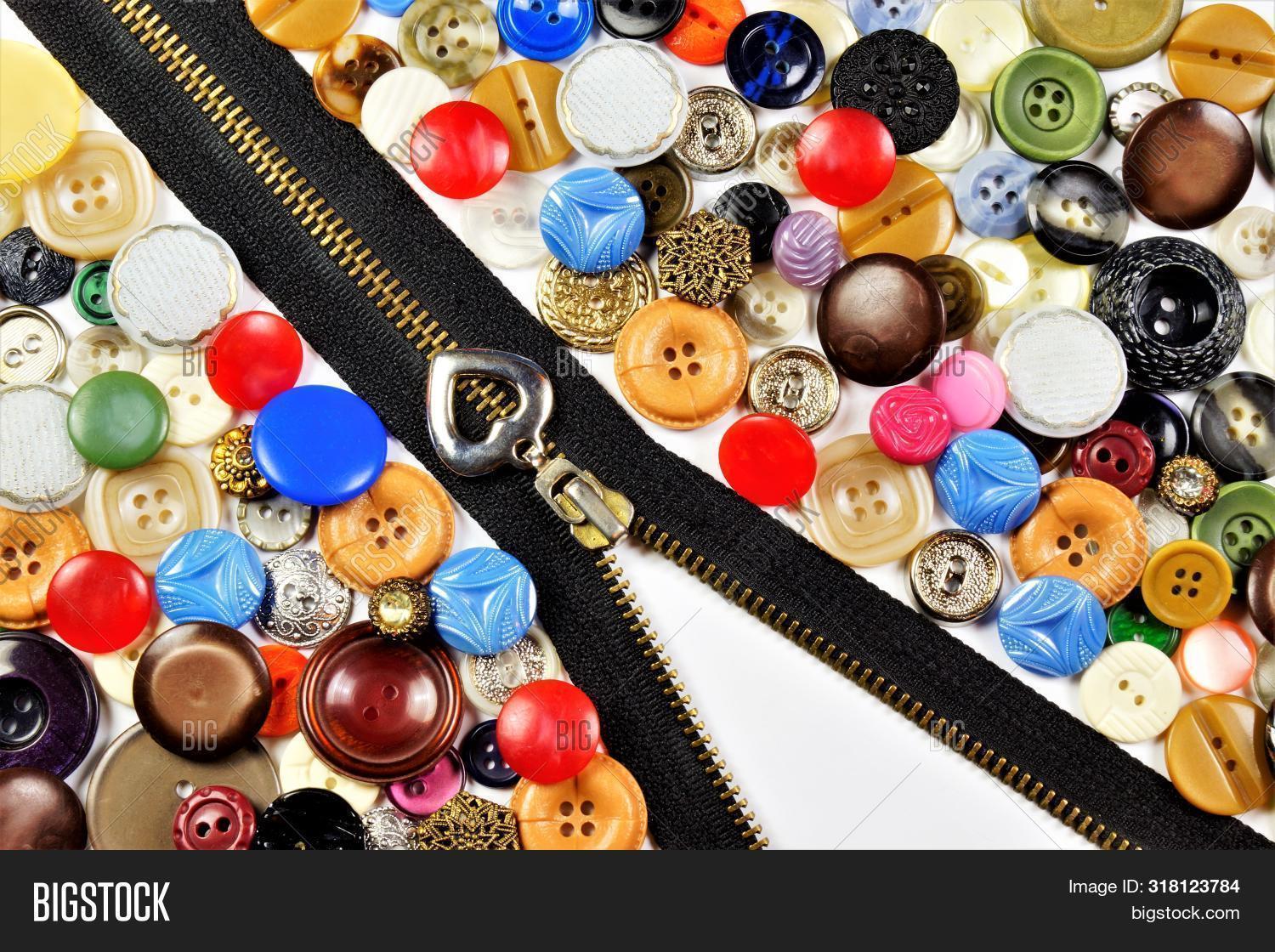 Imagen y foto Buttons Zipper, (prueba gratis) Bigstock