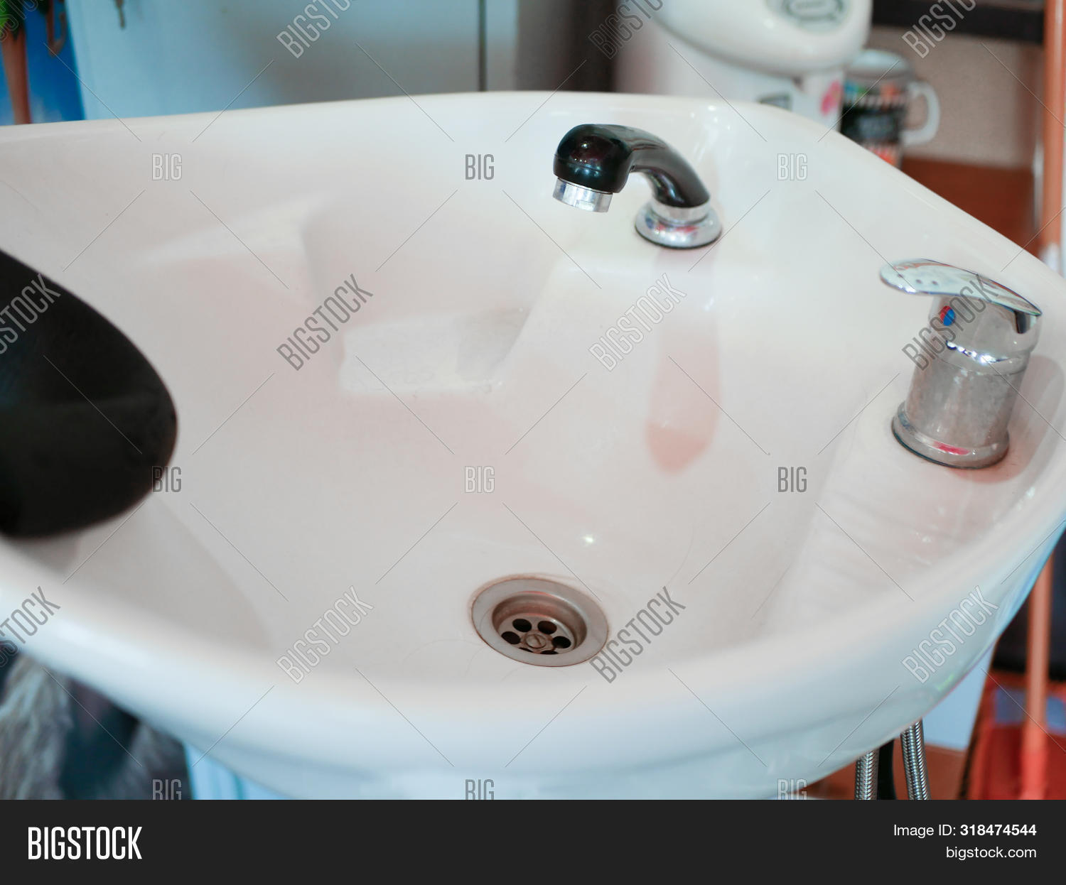 Hairdresser Wash Basin Image Photo Free Trial Bigstock