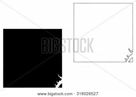 Moore County, Texas (counties In Texas, United States Of America,usa, U.s., Us) Map Vector Illustrat
