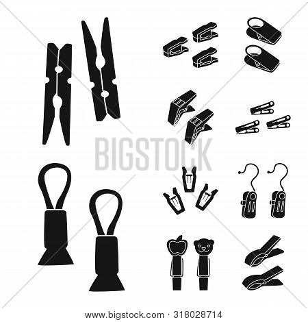 Isolated Object Of Holding And Equipment Logo. Set Of Holding And Hold Vector Icon For Stock.