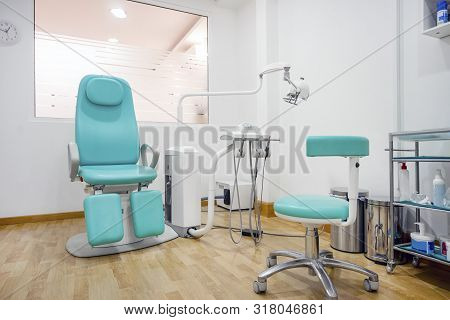 Specialistic Chair In The Modern Podologist Office
