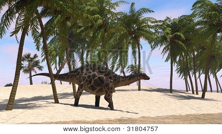 dicraeosaurus ในป่า