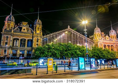Nyugati Palyaudvar In Budapest, Hungary