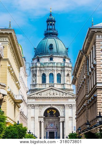 Architecture Of Zrinyi Utca In Budapest, Hungary