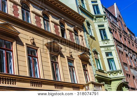 Famous Vaci Street, The Main Shopping Street In Budapest