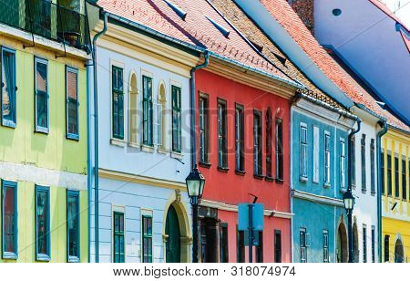 Historic Architecture Of Downtown Budapest In Hungary