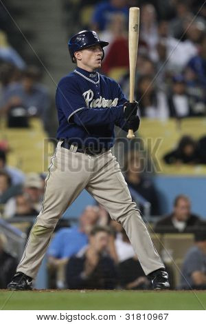 LOS ANGELES - SEP 23: San Diego Padres 2B #22 David Eckstein během hry kaplani vs. Dodgers na S