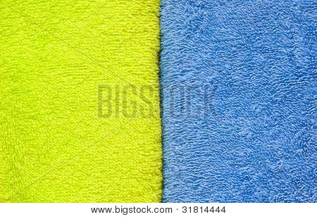 色コンボリュート葉理タオル