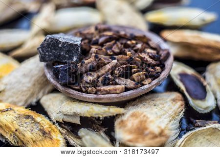 Popular Indian And Asian Mukhwas Or Mouth Freshener I.e. Aam Ki Ghuthli Ka Mukhwas Consisting Of Ghe