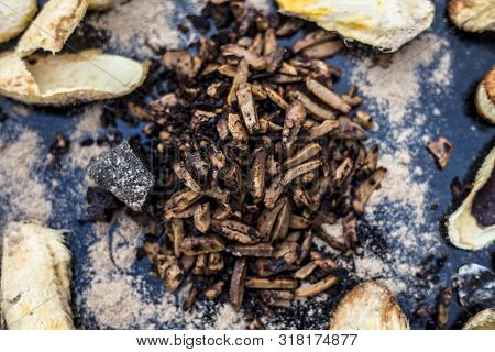 Popular Indian And Asian Mukhwas Or Mouth Freshener I.e. Aam Ki Ghuthli Ka Mukhwas Consisting Of Ghe