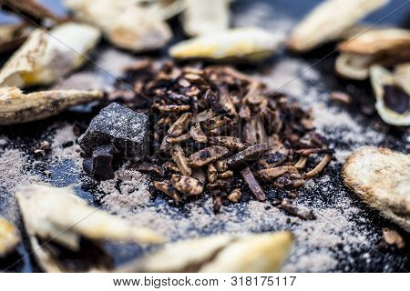 Popular Indian And Asian Mukhwas Or Mouth Freshener I.e. Aam Ki Ghuthli Ka Mukhwas Consisting Of Ghe