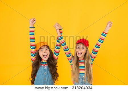 Happy Childrens Day. Family Look. Friendly And Happy Children. Stylish Children. International Child