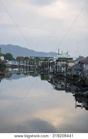 Thailand Chanthaburi City Waterfront