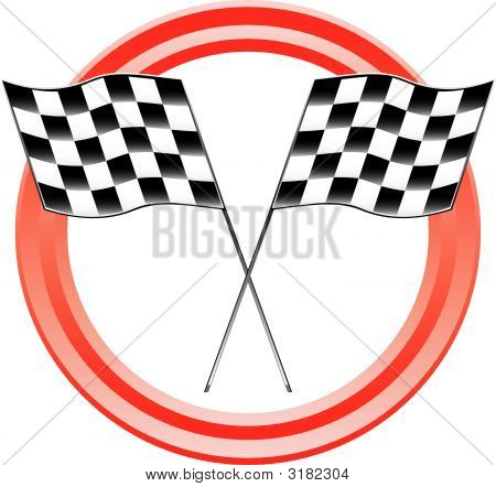 レースのフラグ。