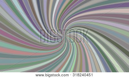 Multicolored Hypnotic Abstract Spiral Background - Vector Design From Striped Rays