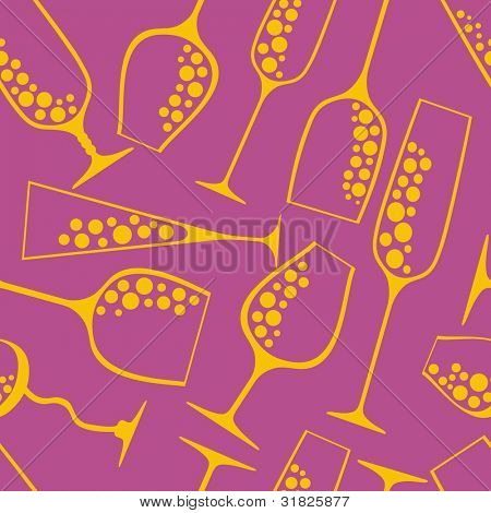 nahtlose Weinglas Hintergrund