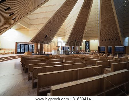 Santo Volto Church Interior In Turin