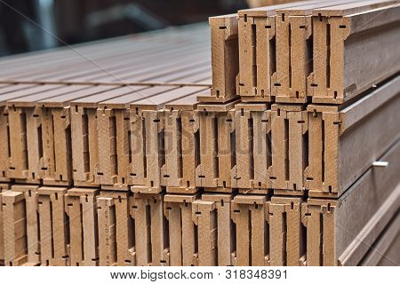 Joinery. Wood Door Manufacturing Process. Stacked Door Architraves. Furniture Manufacture.