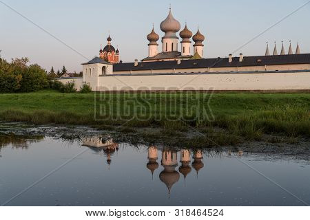 Tikhvin Assumption (bogorodichny Uspensky)  Monastery In Tikhvin. Leningrad Region. Russia