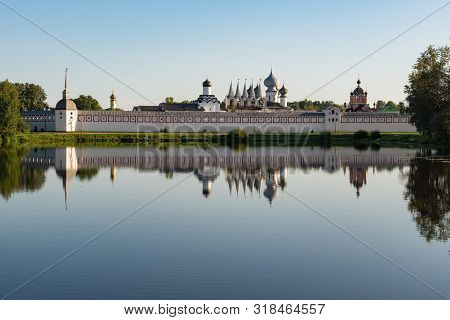Tikhvin Assumption (bogorodichny Uspensky)  Monastery In Tikhvin. Leningrad Region. Russia