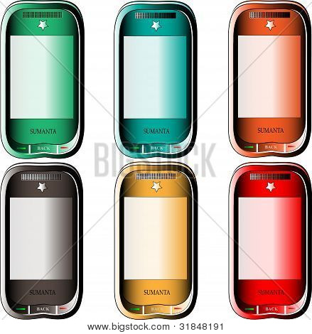 Collection Of Colorfull Mobile