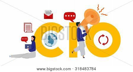 Cio Chief Information Officer Title Or Job Position In Company Organization Responsible For Informat