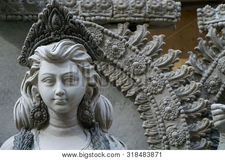 Clay Idol Of Goddess Durga