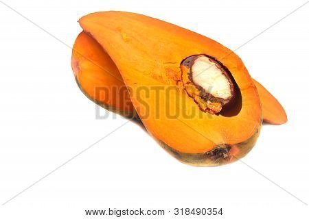 Egg Fruit Is The Common Name Of This Fruit Isolate On White