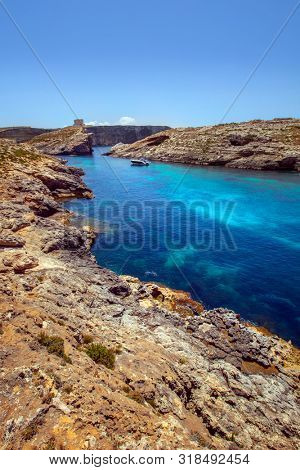 Beautiful landscape of Blue Logoon of Malta