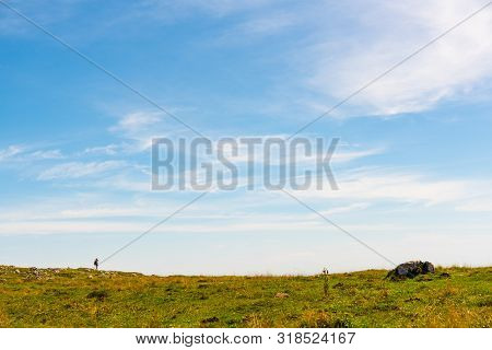 Schockl, Styria, Austria - 17.08.2019 : View From A Peak Of Rocky Austrian Mountain Schockl In Styri