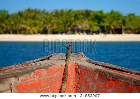 Passeio de barco de balsa de Sablayan para a ilha de Pandan norte maravilhoso e tranquilo em Mindoro, Filipinas