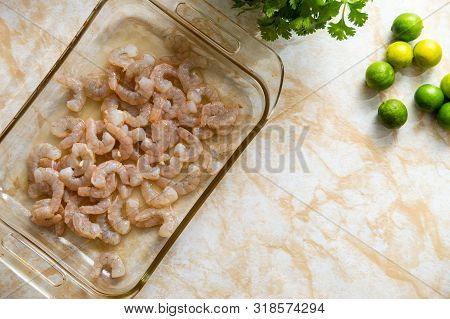 Making Shrimp Ceviche