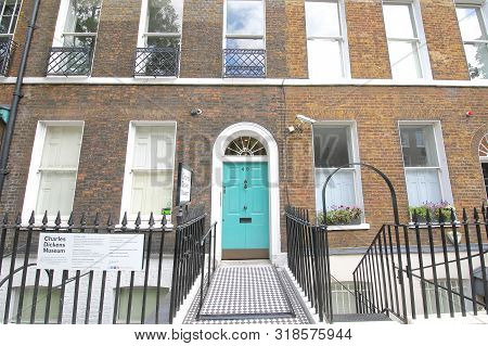 London England - June 3, 2019: Charles Dickens Museum London Uk