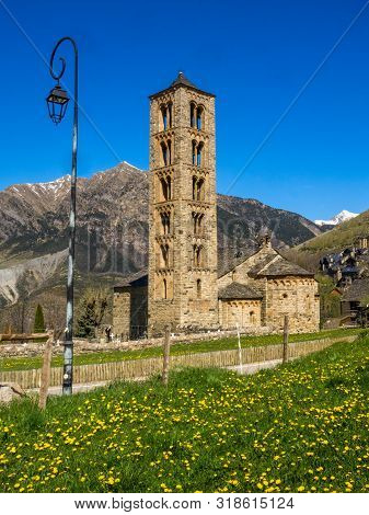 Romanesque Church Of Boil In The Catalan Pyrenees, Spain
