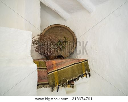 Taman, Russia - August 1, 2019: Different Things In The House Of The Poet Mikhail Lermontov. The Hou