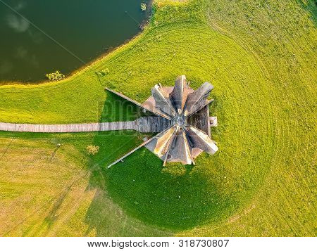 Jasenovac, Croatia - July 14, 2019. Area Of Museum And Monument Of Holocaust