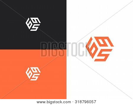 Combination Number, Stylish Vector Emblem For Design