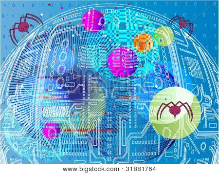Nanobots futuristico