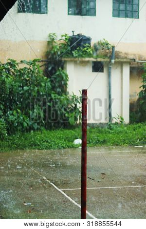 Rain Is Falling In A Rainy Season