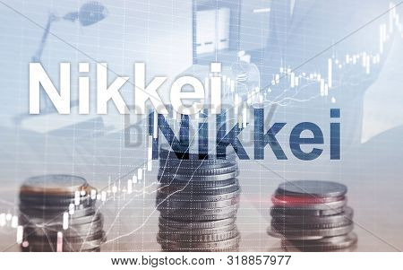 The Nikkei 225 Stock Average Index. Financial Business Economic Concept