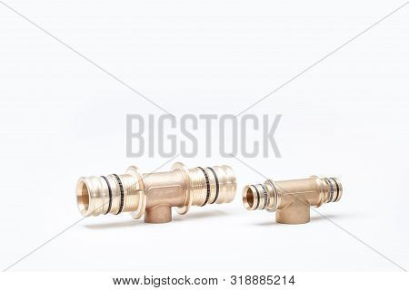 Switch Or Connection Pieces For Water Pipes As Well As Potable Water And Heating