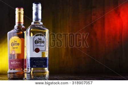Bottles Of  Tequila Jose Cuervo