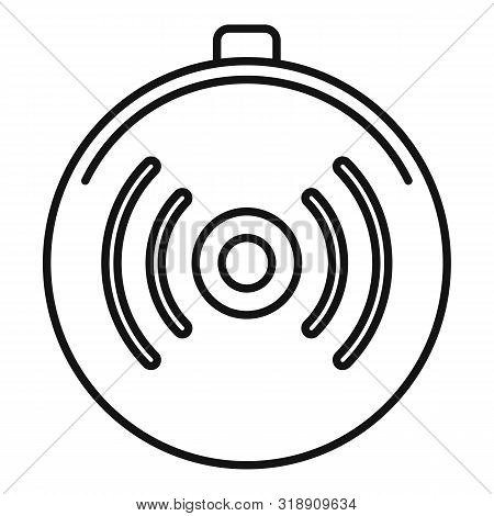 Wireless Modern Charger Icon. Outline Wireless Modern Charger Vector Icon For Web Design Isolated On